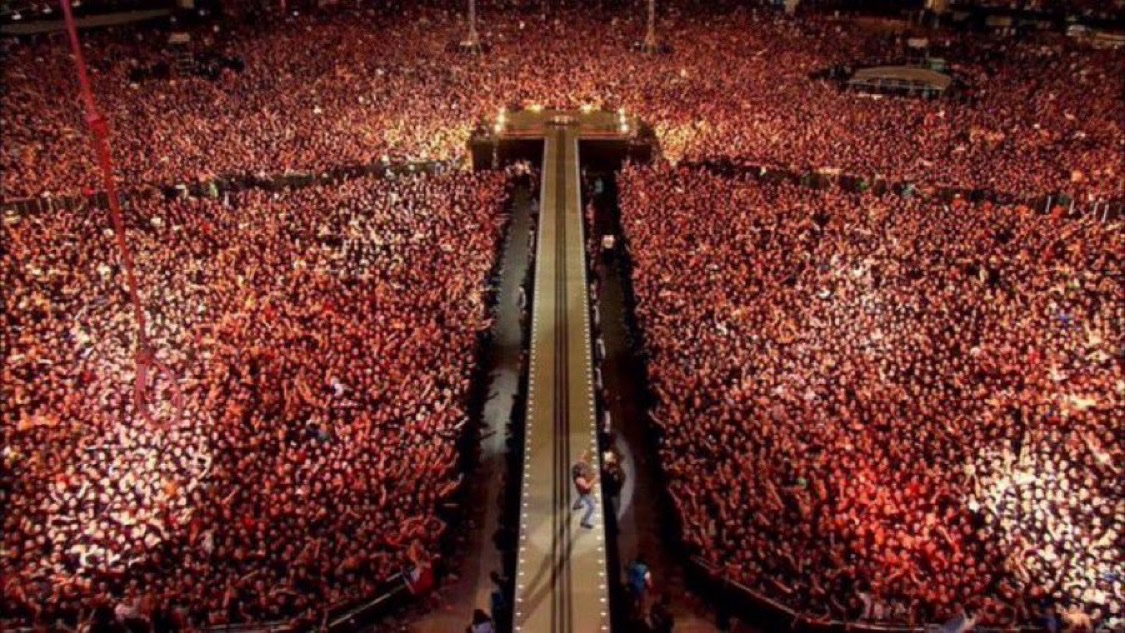 AC/DC performing at River Plate Stadium in Argentina, 2009