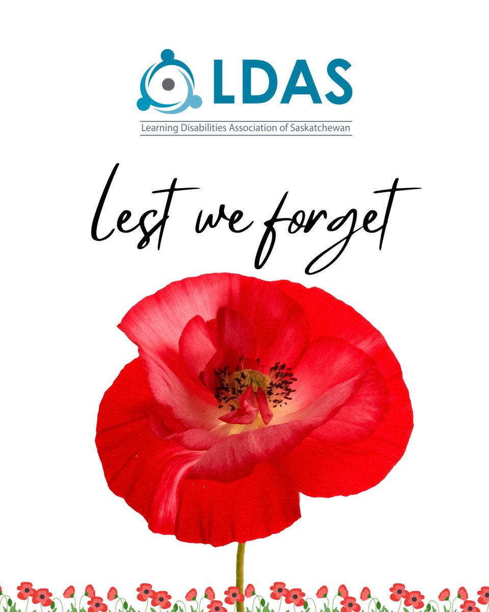 Tomorrow, we remember. 🌺

LDAS honours those who have served and sacrificed for our freedom. We remember their courage, their sacrifice, and their unwavering commitment to peace.

Please note our offices will be closed tomorrow, November 11, in observance of Remembrance Day. 🩵