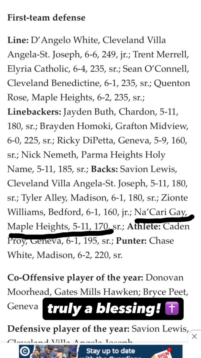 Blessings ! First team all Division 3 districts.
<a href="/CoachShaqWash/">Shaq Washington🏁</a> <a href="/CoachDarden34/">Coach Brian Darden</a>