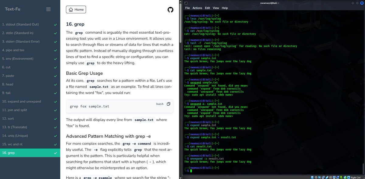 x_mitchh's tweet image. 38% of #100DaysOfCyberSecurity.
Busy day. I was able to finish text manipulation in Linux. I went on to start advanced text manipulation. @ireteeh @segoslavia @Nnajikenechi