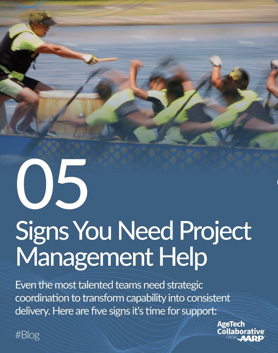 AgeTechCollab's tweet image. 🚣‍♂️ Even top teams lose rhythm. When projects stall or communication breaks down, it’s not about budget, it’s about coordination. Read guest contributor, Rodrigo Matos’ take on 5 signs your team needs better #projectmanagement 👉 lnkd.in/ghQ_ZEys
#Leadership