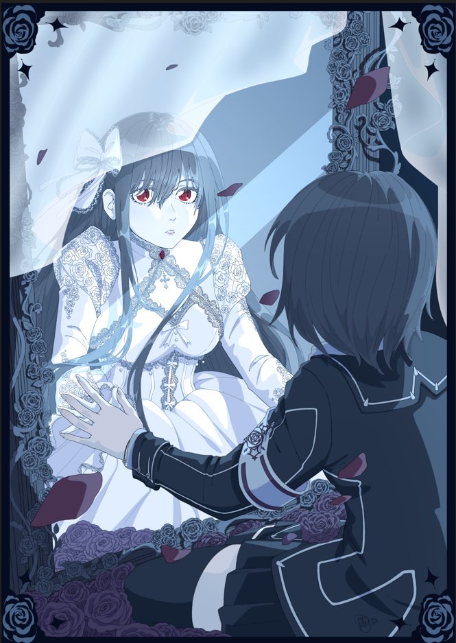The Vampire Knight illustration I made for Brisnova~
I loved doing the lace