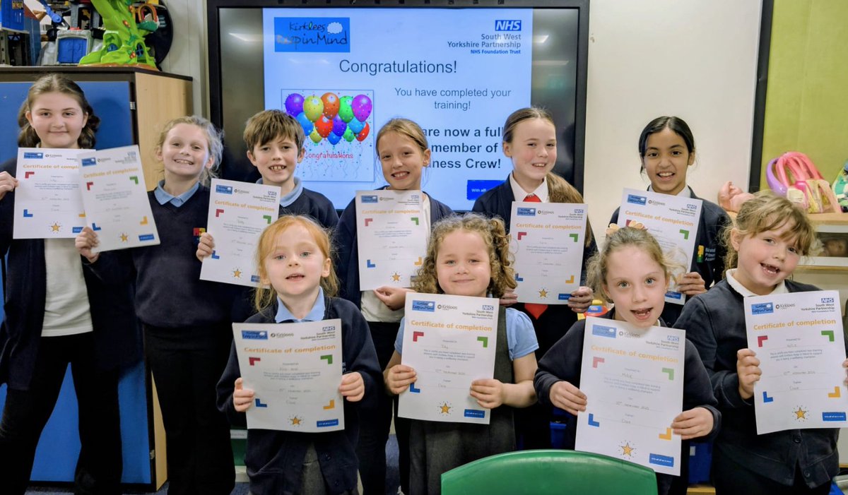 BirstallAcad13's tweet photo. 🌟 Every child successfully completed their #KindnessCrew training on Monday! Fantastic teamwork &amp; active listening all round. They are now ready to spread kindness across school🤗. Huge thanks to Claire at #KKiM for helping us grow as caring creatures #Kindnessmatters #Wellbeing https://t.co/1AAgFvtya3