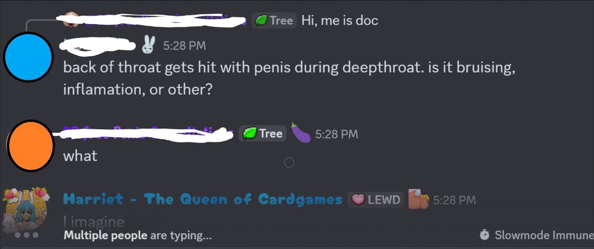 My server trying to have a normal conversation