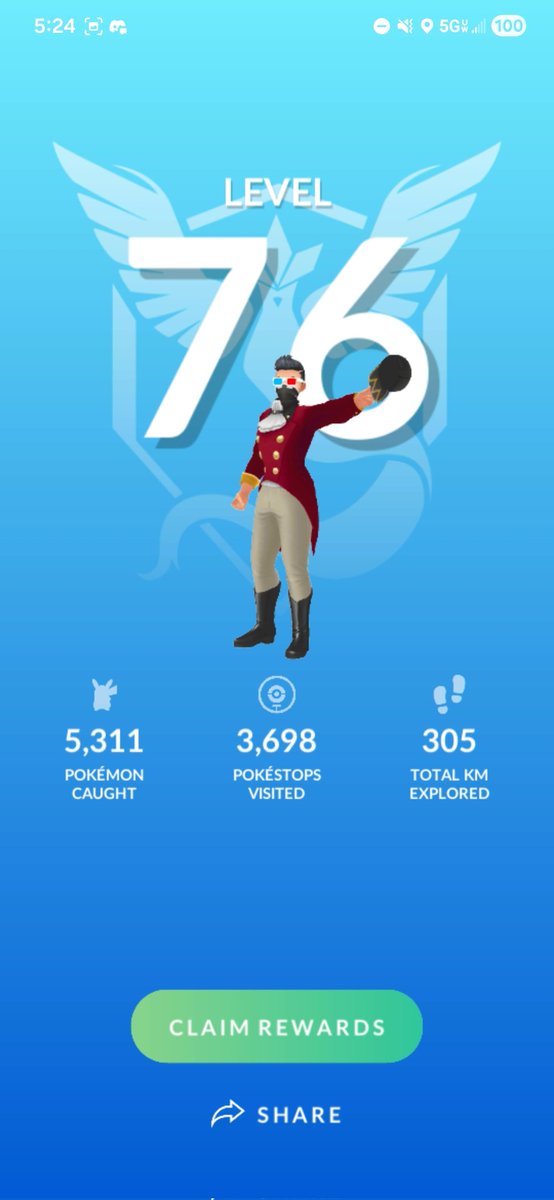 AdonisCreatus's tweet image. LVL76 LFGGG!!! 🥳 #LikeaG6

It's NOT about the Destination, just enjoying the journey... on low sleep. 😎 #PokemonGO