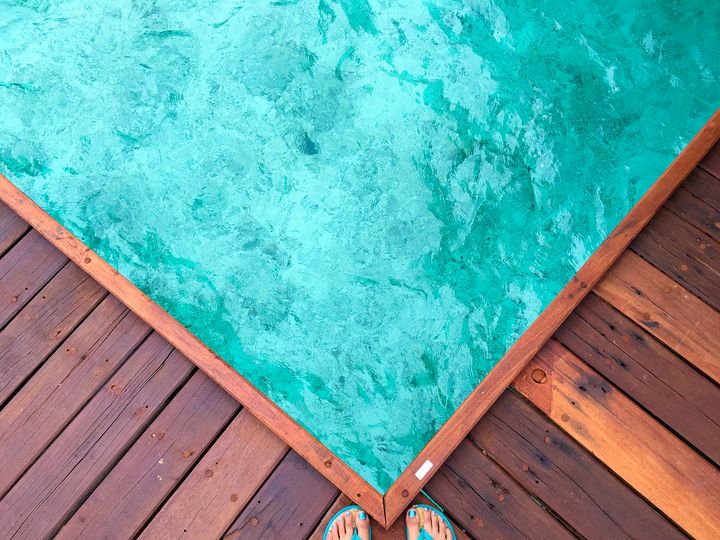 Art of the Day! "View of the water from Pathway". Buy at: ArtPal.com/alleyhongkong?…