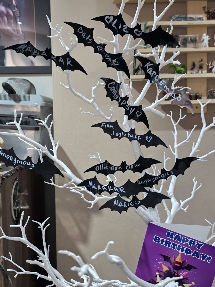 Thanks to everyone who supported and helped raise money for Bat Conservation Trust! Together, we created the Bat Tree. If you want your name to be added to our Bat Tree, the donation link is still active: justgiving.com/page/hexedtave…