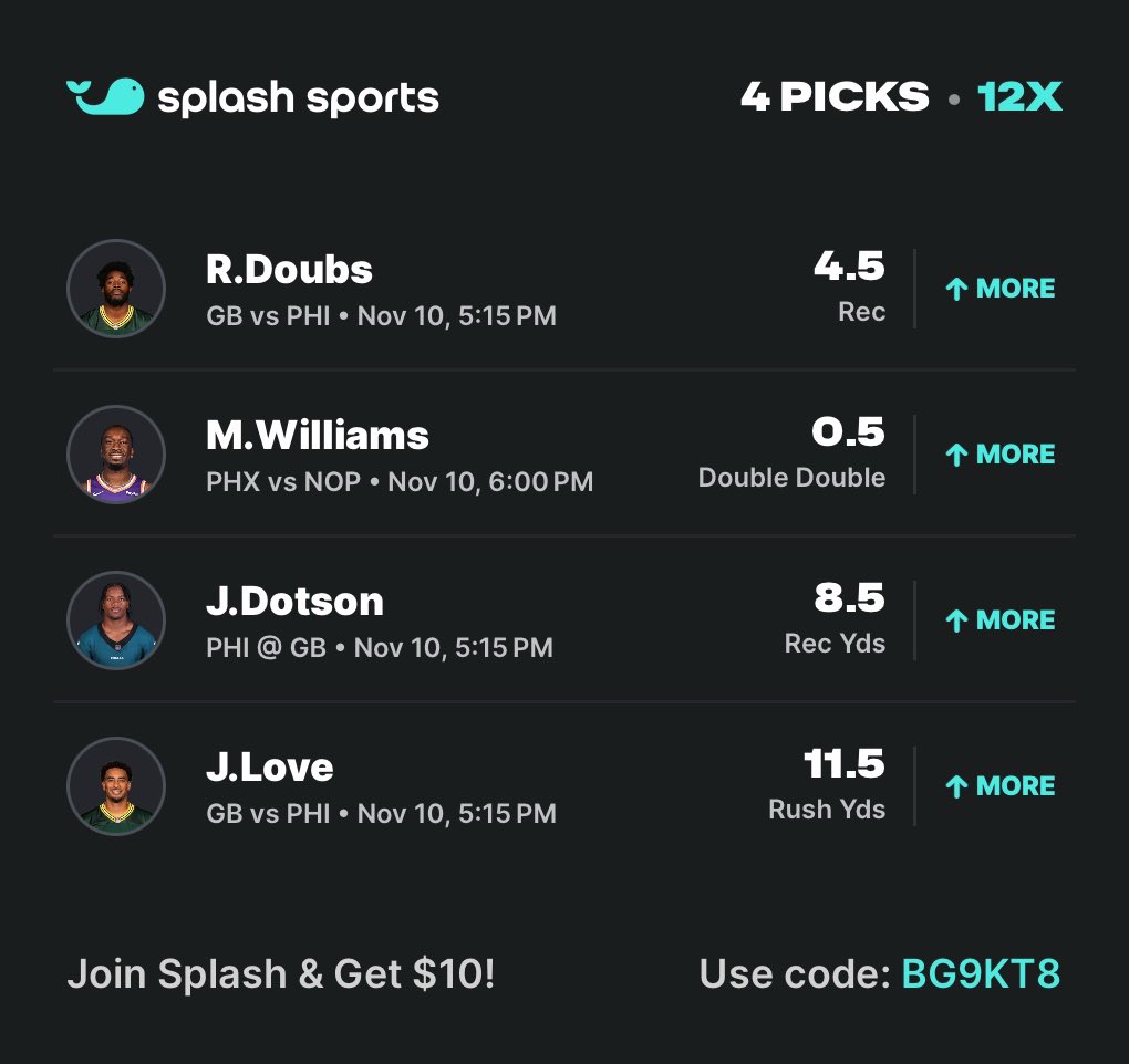 Channeling my inner ⁦<a href="/kellyinvegas/">Kelly</a>⁩ to try and win one for ⁦<a href="/_TurtleSports/">Turtle Sports</a>⁩ on ⁦<a href="/splashsports/">Splash Sports</a>⁩ 

Thanks to ⁦<a href="/ArielEpstein/">Ariel Epstein</a>⁩ and the Prop Queen pod for the assist as well