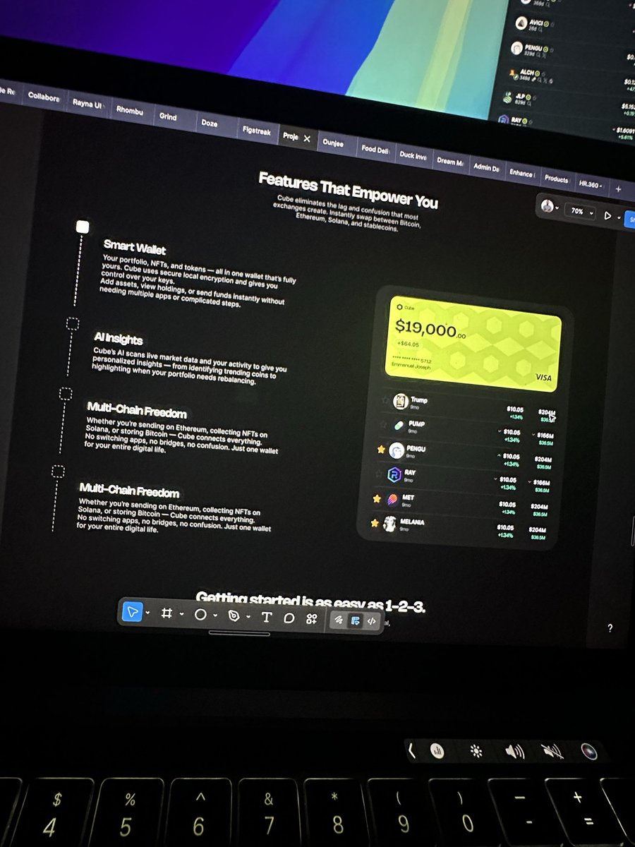 Atomthecreator's tweet image. Web3 Crypto landing page 
WIP 🚧