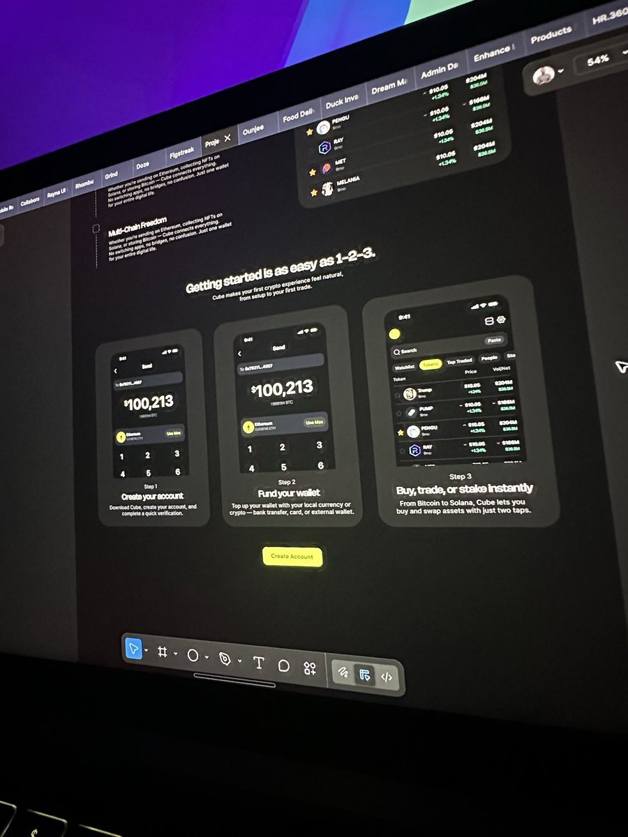 Atomthecreator's tweet image. Web3 Crypto landing page 
WIP 🚧