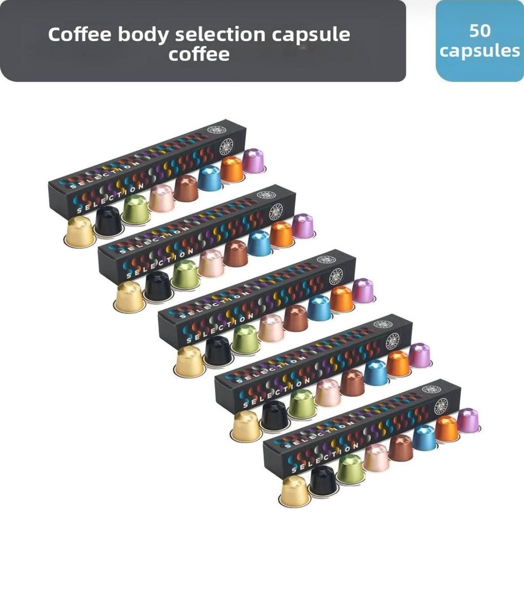 كبسولات نسبريسو 50 كبسولة 
- السعر بعد الخصم 70 ريال 

رابط المنتج : 
ty.gl/994nvy3pq3wgy

كود الخصم : ALJAD