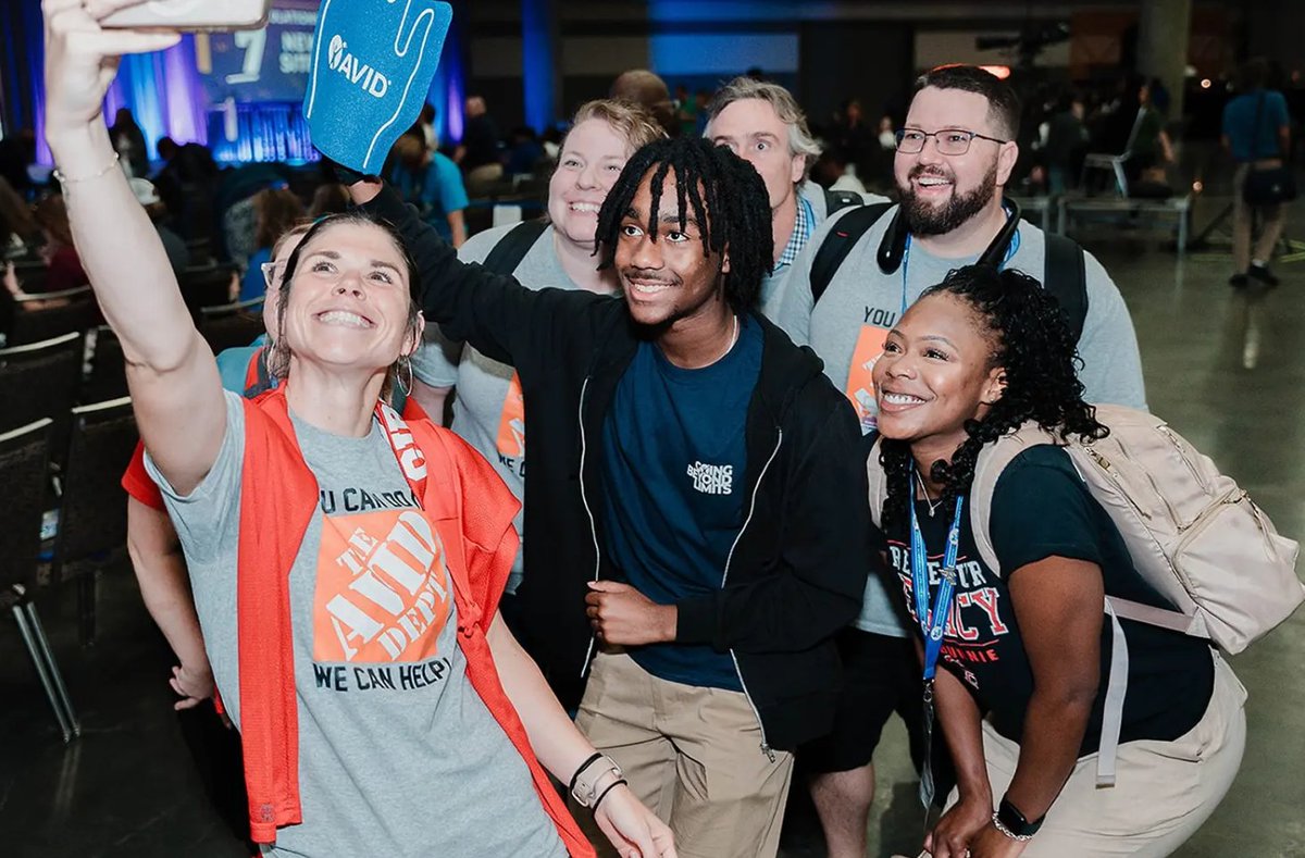 AVID4College's tweet image. When educators connect, students thrive. 💙

Join us at #AVIDNatCon to connect, learn, and lead alongside educators, alumni, and students shaping the future of education.

Register today → bit.ly/3Q9mY4O