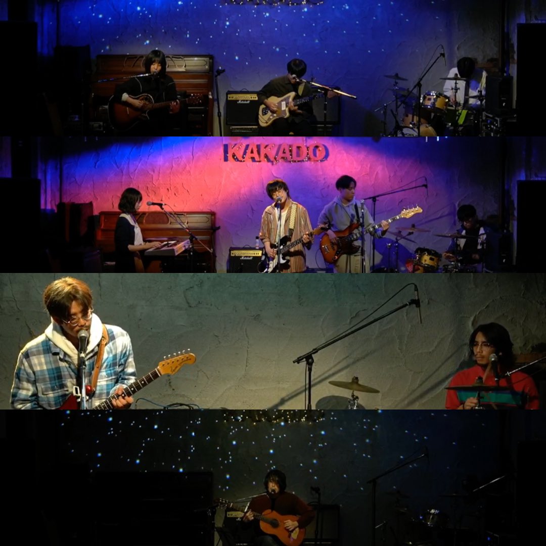 昨日開催
KAKADO Indies Digging presents
『流線』

全アクト素敵でした！
ありがとうございました！