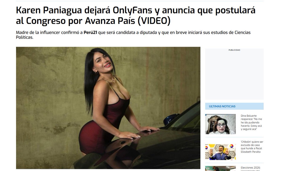 MGoblinciano's tweet image. La Susy Diaz de nuestra epoca, Karen Panigua quiere ser diPUTAda para las elecciones de 2026, que tan bajo puede caer ese partido politico con tal de obtener unos cuantos curules en el parlamento. #peru #lima