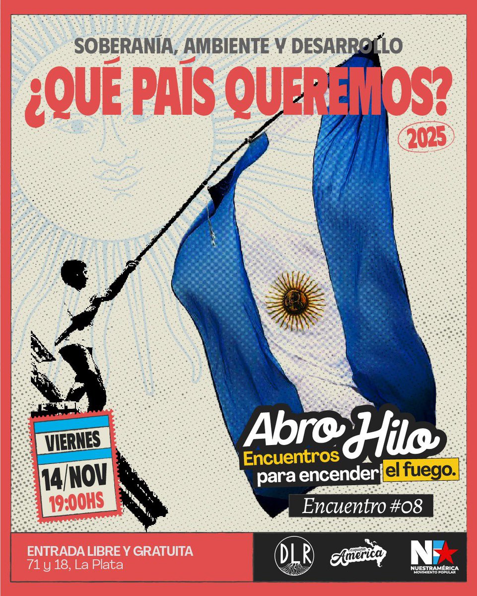 Ariadnatedije's tweet photo. Che ya que estamos. Con algunos compañeros el viernes nos vamos a juntar a pensar que país queremos. Vienen especialistas en defensa, energía, ambiente, filosofía y alimento. Vamos a ver de qué va la soberanía. Están invitados a tomar la Au. BsAs-LP y venirse a las diagonales https://t.co/id3doYnwH7