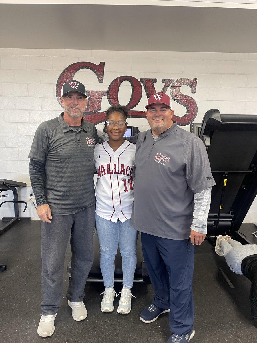 I am THRILLED to announce that I attended an official visit to <a href="/WallaceGovs1/">Wallace Govs</a> today and have been offered to continue my academic and athletic career on a full scholarship! I’m very thankful for this opportunity. Thank you so much <a href="/CoachHussey/">Coach Wade Hussey</a> &amp; Coach Sam
#GoGovs