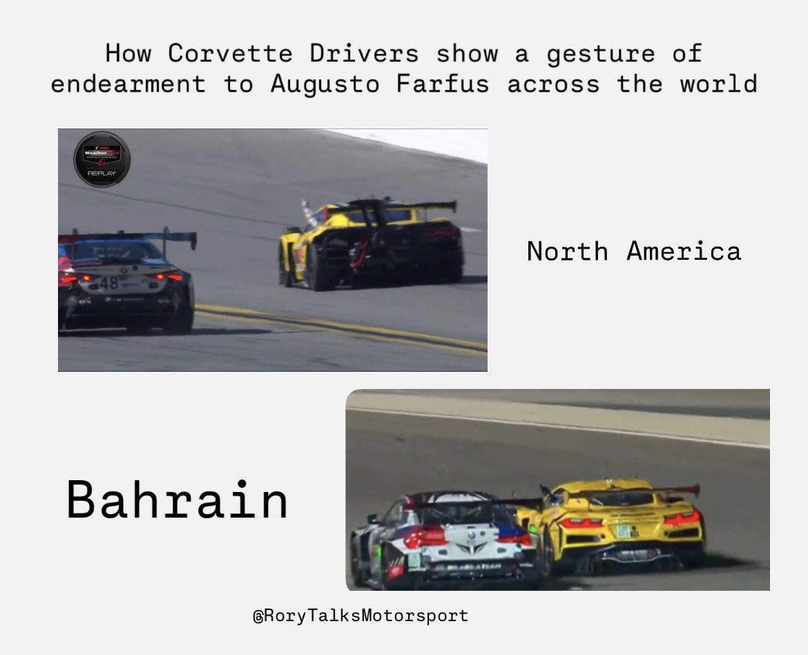 The Corvette Driver Universal Gesture for Endearment