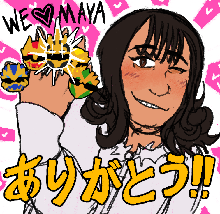 HOUNDFAKER's tweet photo. the art submission i included with my message to maya. i encourage other people to make contributions of their own and help spread this project!
#ゴジュウジャー #今森茉耶 #supportmayaimamori #今森茉耶ちゃんを応援します https://t.co/FNyQ78JlEn