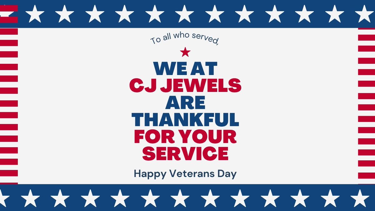 CJJEWELSINTL's tweet photo. We at CJ Jewels honor all who served and thank you for protecting our freedoms #VeteransDay #OnlyAtCJJ  #diamonds #NaturalDiamonds #diamondjewelry #americasawardwinningjeweler #Design #Beauty https://t.co/fV2vluuVnU