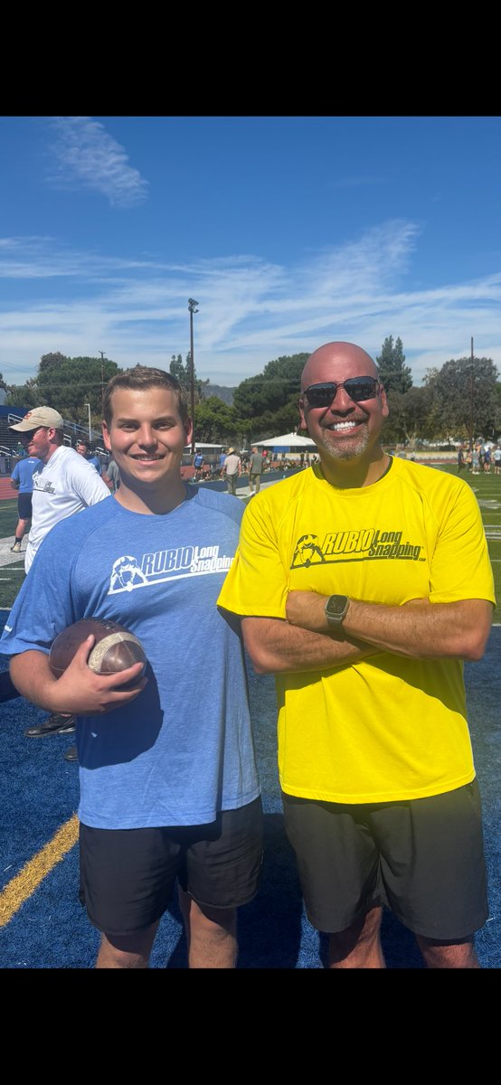 HunterJKing661's tweet photo. Had a good camp at the October Rubio Long Snapping Fall Camp in Las Angeles. @TheChrisRubio @TheRubioMethod @CoachBertoni61 @ryan_disalvo https://t.co/ptv2ajsv0f