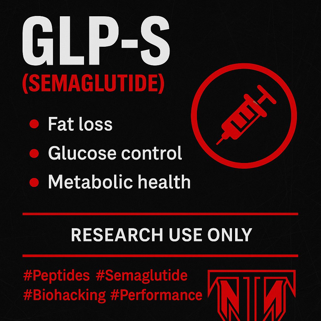 NTNperformance's tweet image. GLP-S (Semaglutide)
A research-grade GLP-1 receptor agonist used in studies on fat loss, glucose control, and metabolic health.
Highly stable, long-acting, and COA-verified ≥99% purity.
For research use only.
#Peptides #Semaglutide #Biohacking #Performance