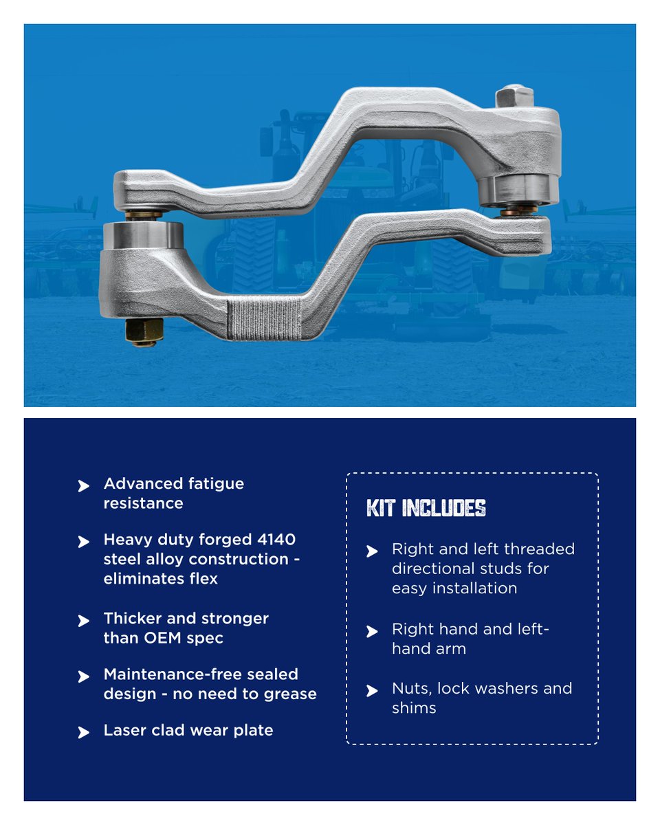 WearpartsLLC's tweet image. Sold out last season, back now! 🚜 These Gauge Wheel Arms hold your planter’s gauge wheels, built thicker &amp;amp; stronger than OEM with laser-clad wear plates for consistent performance. #Wearparts #GaugeWheelArms #FarmTech