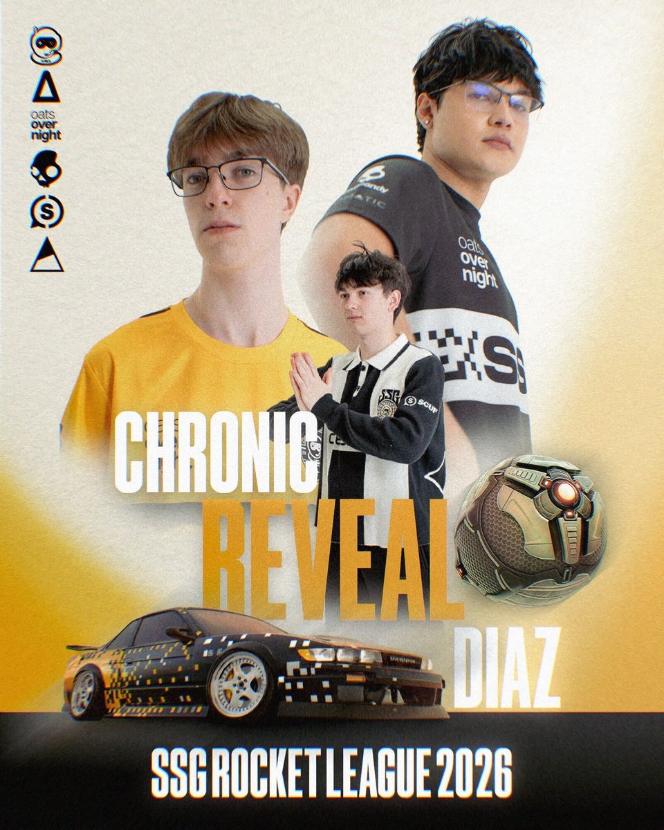 .         OUR 2026 ROCKET LEAGUE ROSTER 
<a href="/reveal_rl/">SSG reveal</a> • <a href="/diazrll__/">diaz</a> • <a href="/ChronicRL_/">Chronic</a> • <a href="/Xpere_/">SSG Xpére</a>