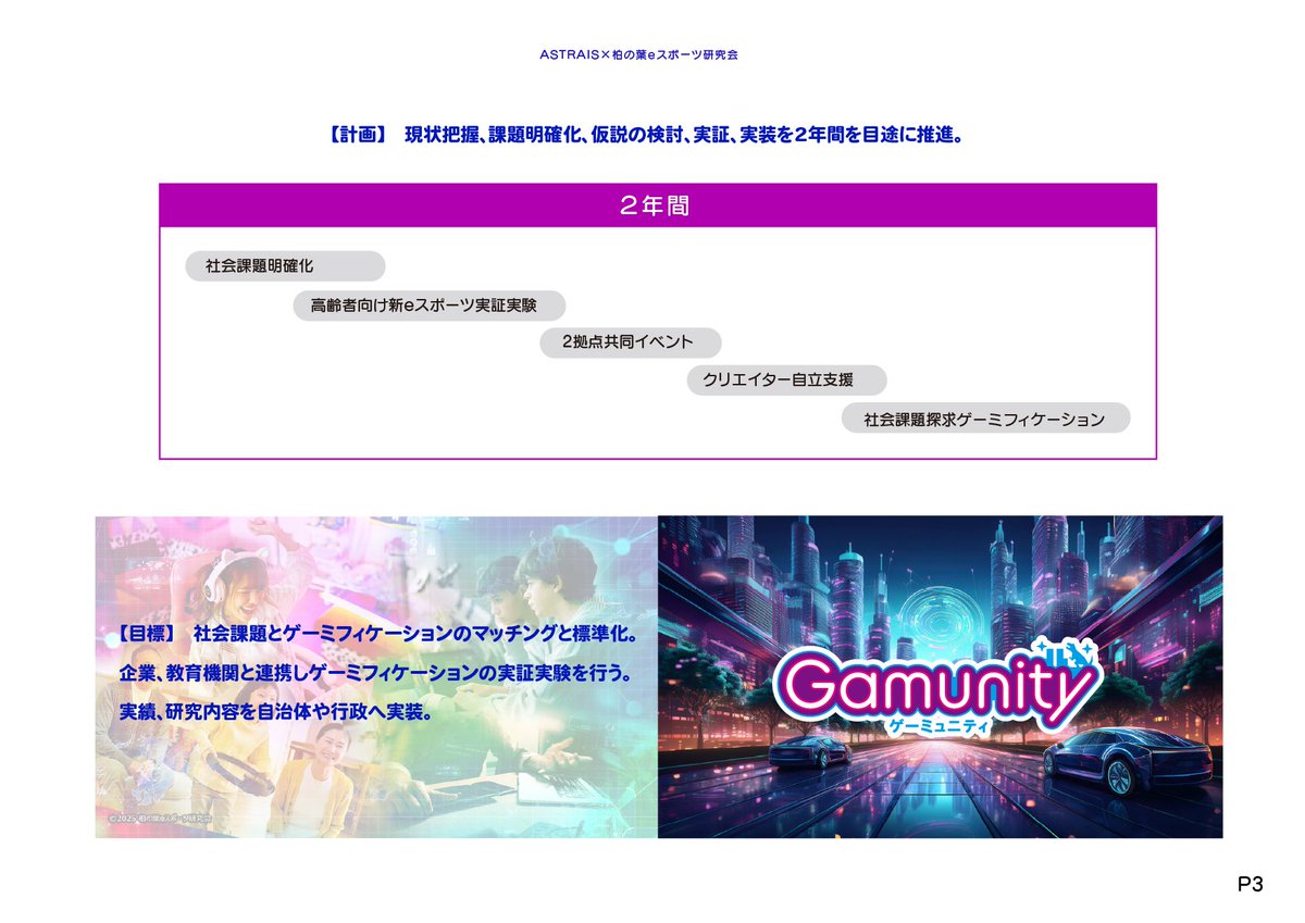 Astrais_'s tweet photo. 🌌【パートナーシップ締結のお知らせ】
ASTRAISは、柏の葉eスポーツ研究会と共創パートナーシップを締結しました!
ゲーム×地域×教育×福祉をテーマに、
千葉と福井の両拠点で“社会課題探究型eスポーツ”を実践していきます。
詳細はこちら👇
🔗 https://t.co/tRmlT8rGXX
#Gamunity #共創 #eスポーツ https://t.co/rfLJvcWXHH