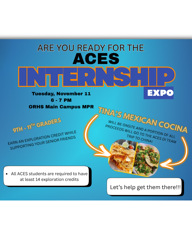 ACESCISD's tweet image. ACES Internship Expo is tomorrow night, Tuesday, November 11th! We hope to see you there.