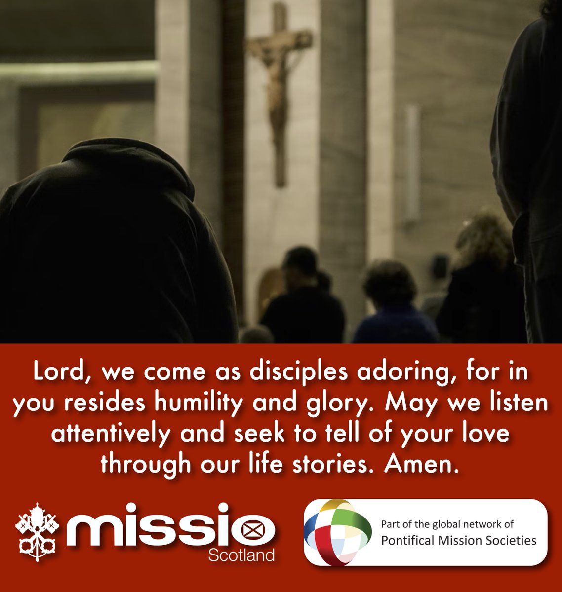 Lord, may we listen attentively and seek to tell of your love through our life stories

#MissiosMondayPrayer

<a href="/BishopsScotland/">BCoS</a> <a href="/john_bishopjohn/">Bishop John</a> <a href="/RCArgyllIsles/">RC Argyll-Isles</a> <a href="/SCESDirector/">SCES</a> <a href="/MillHillmission/">Mill Hill Missionaries</a> <a href="/CarfinSpiritans/">Carfin Spiritans</a> <a href="/BeingCatholicTV/">Being Catholic TV</a> <a href="/SanctaFamiliaTV/">Sancta Familia Media</a> <a href="/ScotsCollegeIT/">Scots College, Rome</a> <a href="/rcpoliticsuk/">RC Politics</a>