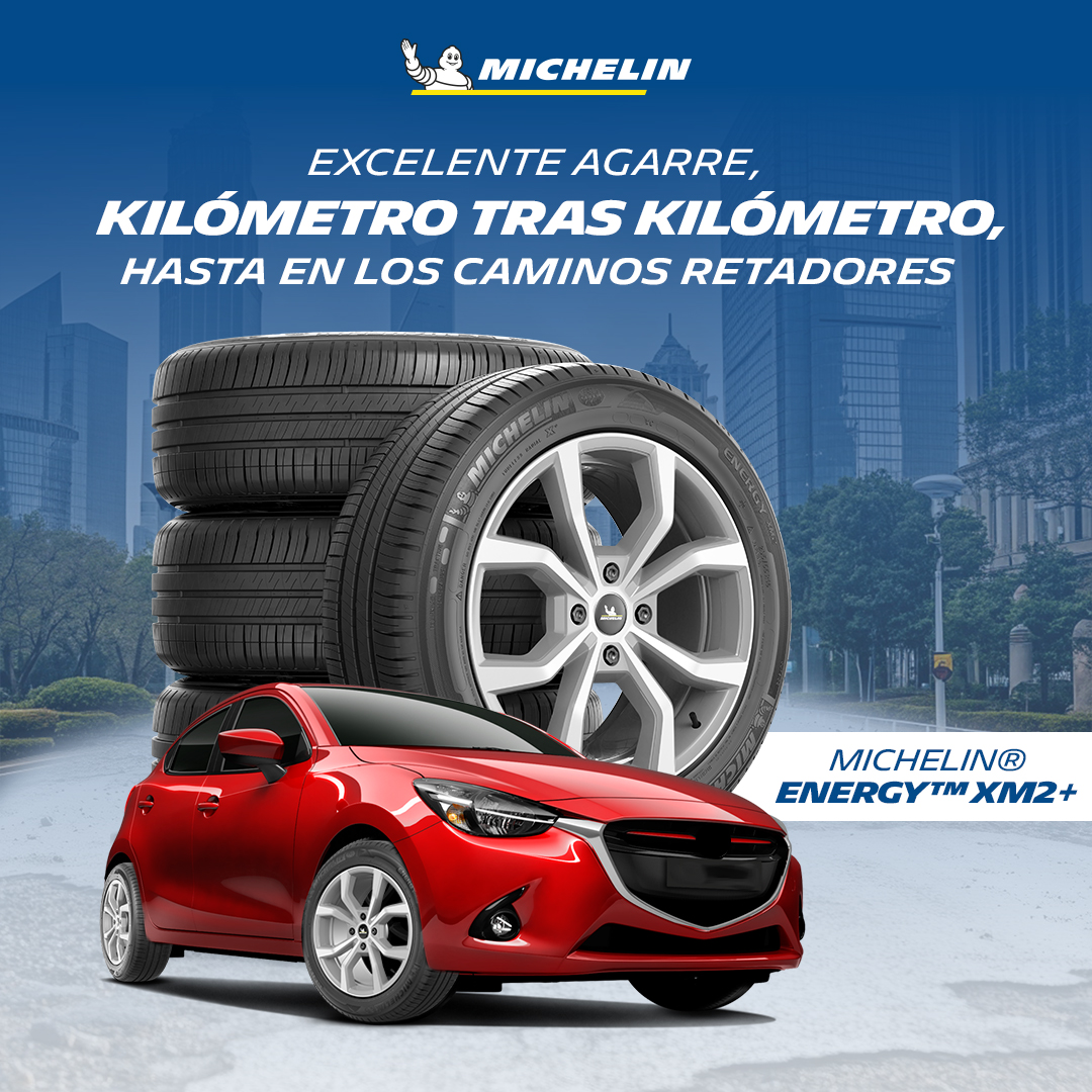 Sabemos que hay caminos en México con obstáculos que superar. Por ello, el compuesto de hule flexible de las Michelin® ENERGY™ XM2+ permite que la llanta se adapte al asfalto para darte gran adherencia al camino.

Comienza a conducir con confianza:
bit.ly/3Wdz1DP
