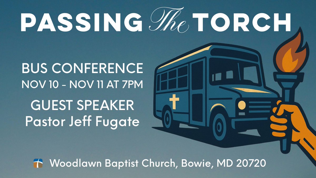 One hour away! If you cannot join in person, we will be on our church Facebook page - Woodlawn Baptist Church