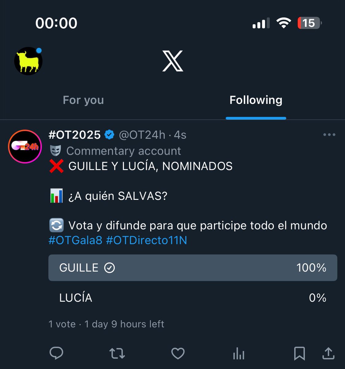 Pablaforet's tweet photo. @OT24h STOP THE COUNT https://t.co/NFR8LUAC7q