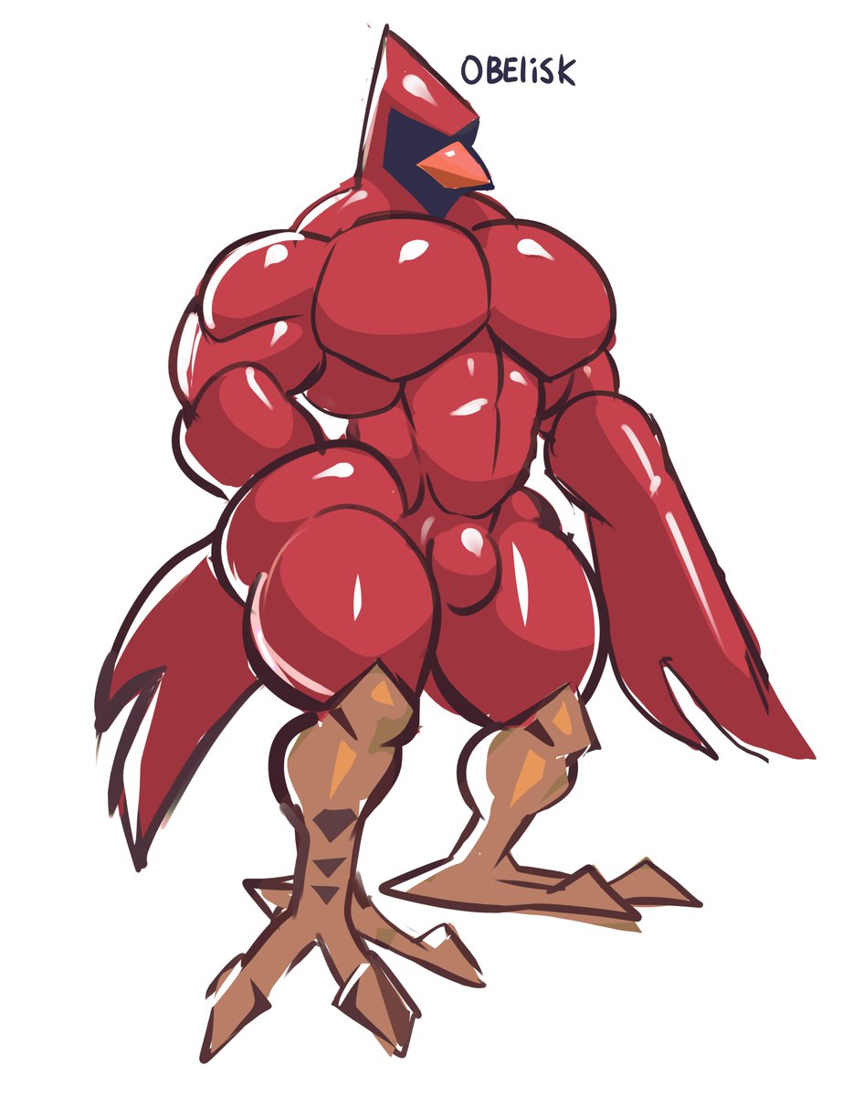 Tiburalgo's tweet photo. A cosmic abstract being decided to take the physical form of a cardinal not understanding how one is supposed to look https://t.co/nILAR2b9lL