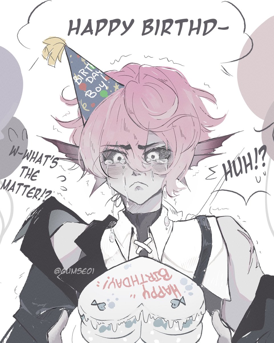 Gumseoi's tweet photo. ITS HIS BDAY
It is rushed but! I couldn't miss his b-day! (I may have already OTL)
#Morimens #Caecus #Fanart https://t.co/SNBGAuNMIf