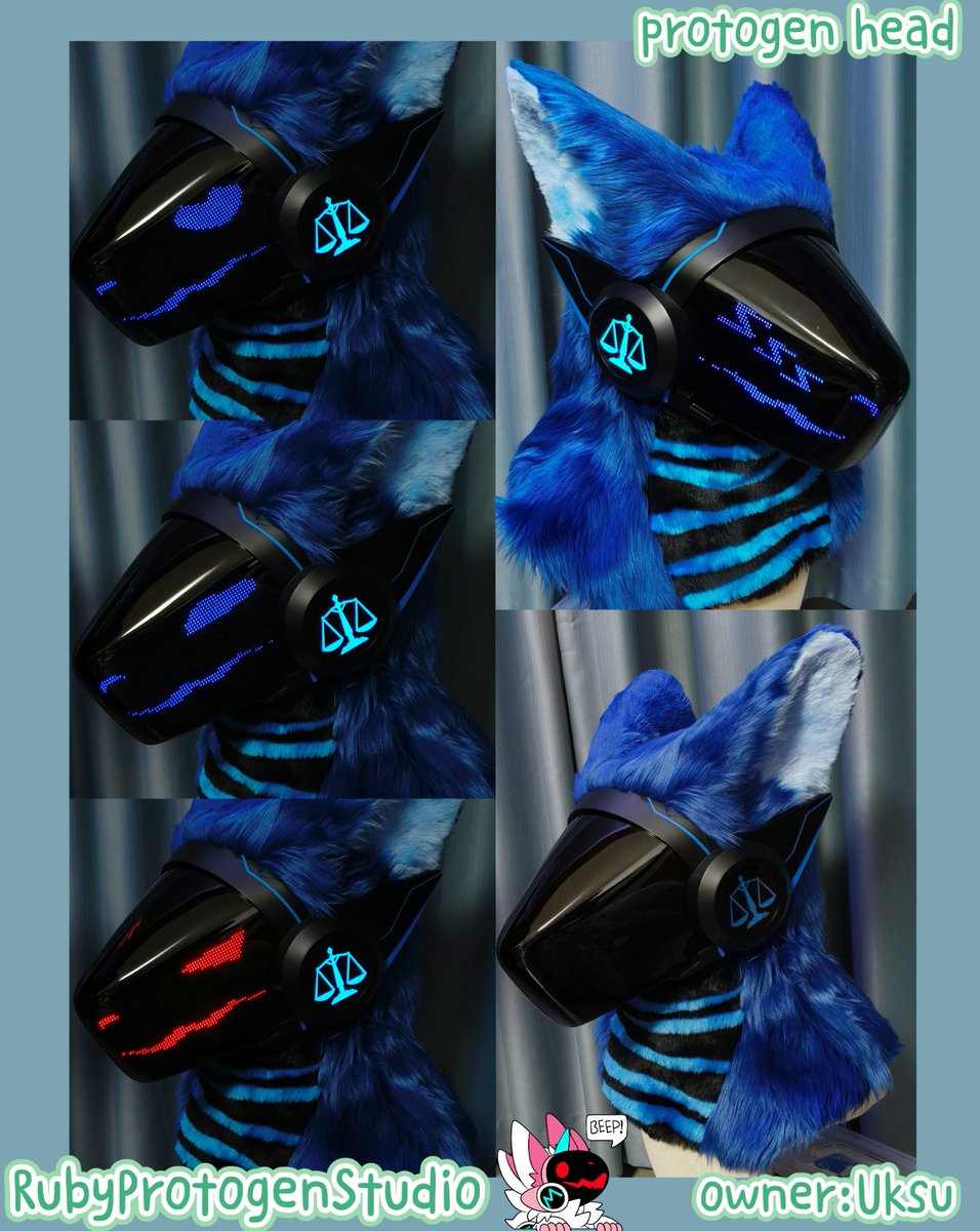 Ruby_protogen's tweet photo. Done💙🖤
#fursuitcommission
#rubyprotogenstudio #protogen #protogens #protogenfursuits #protogenfursuit #protogenfullfursuit #protogenhead https://t.co/LTdSKJCCKk