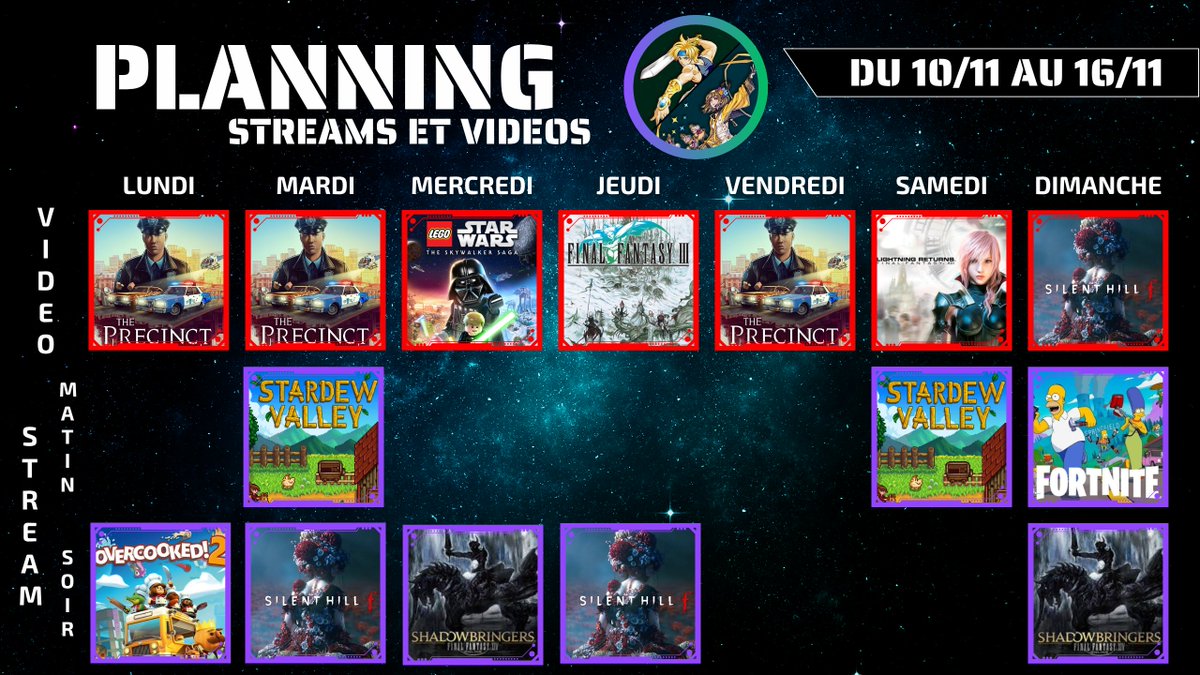 RehDolTV's tweet photo. Le planning de la semaine est là ! Les streams seront sur https://t.co/lm1LfdDXPI et sur https://t.co/wn6H2KXuoG   Quel plaisir le jour férié dans la semaine alors on en profite !  Bonne semaine à tous ! https://t.co/CzUevF1r07