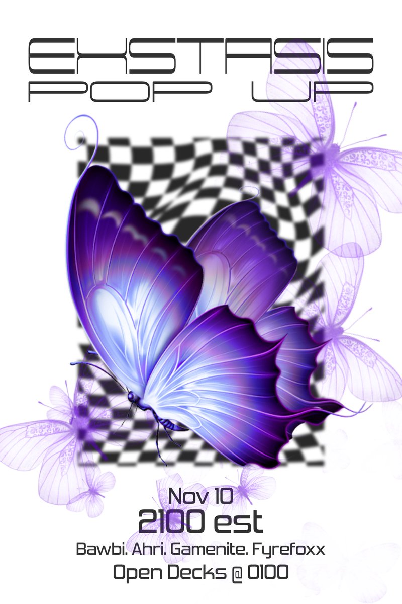 Pop up tonight @ 2100EST ; Open decks at 0100