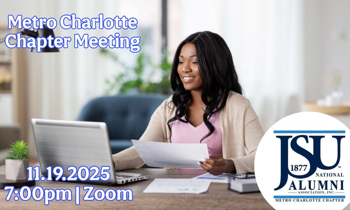 (Chapter Meeting) Our November chapter meeting has been rescheduled for November 19th at 7:00pm. We look forward to seeing each of you! 💙