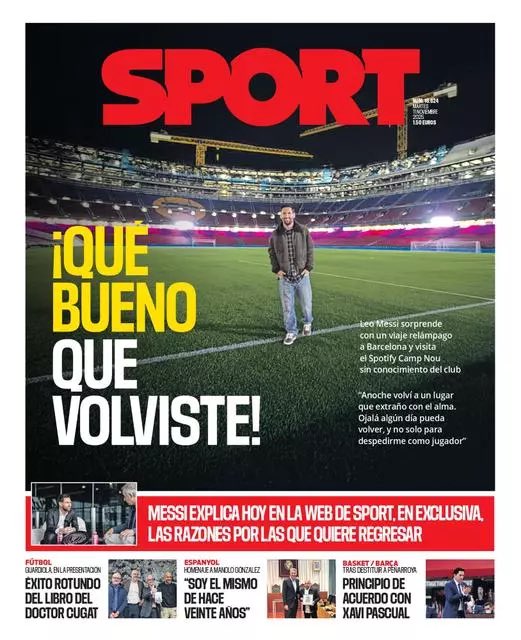 ActualiteBarca's tweet image. Que c’est bon que tu sois revenu (SPORT)