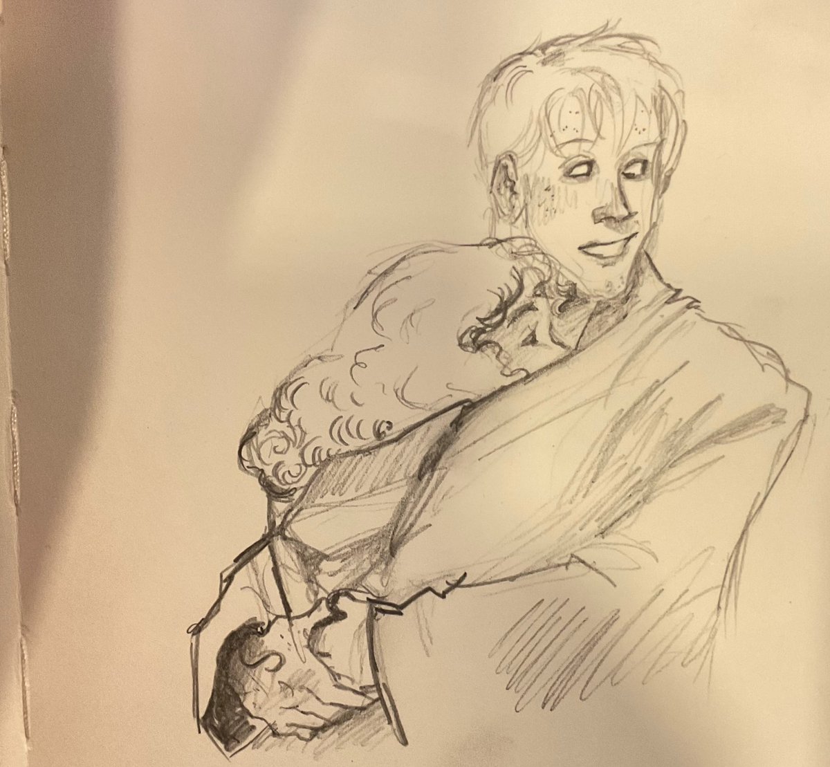 tinygxrilla's tweet image. romione doodle