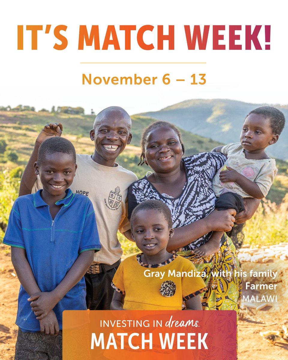 peterkgreer's tweet photo. This week, every gift to HOPE International will be doubled as we work to reach 120,000 families around the world! Your support will go twice as far to help families flourish.

And thank you to all our friends who have joined HOPE already!!🙌

More info at https://t.co/jYZwwMl0Q1 https://t.co/Pa1tShsoJT