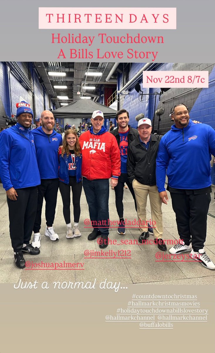 Bts ftom #holidaytouchdown posted by Holland #matthewdaddario