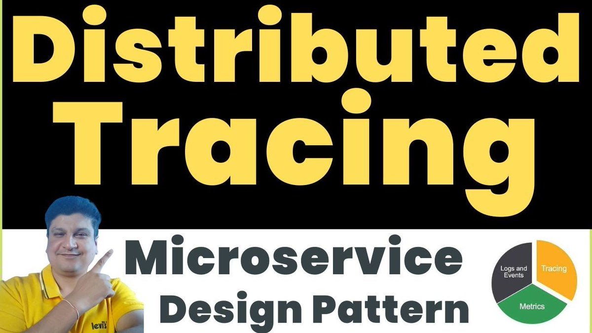 codeonedigest's tweet image. Distributed Tracing Microservice Design Pattern Tutorial with Examples for Software Programmers
youtu.be/T6N5fcZydO4

#DistributedTracing #MicroservicesArchitecture #MicroserviceDesignPattern #TracingInMicroservices