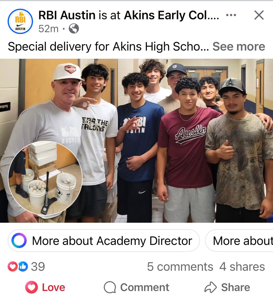 tdegelia13's tweet photo. Shout out to RBI Baseball and Andrew Prater for the donation as well as DBAT #baseballcommunity #RBIBaseball #DBAT https://t.co/efW0yKa8u8