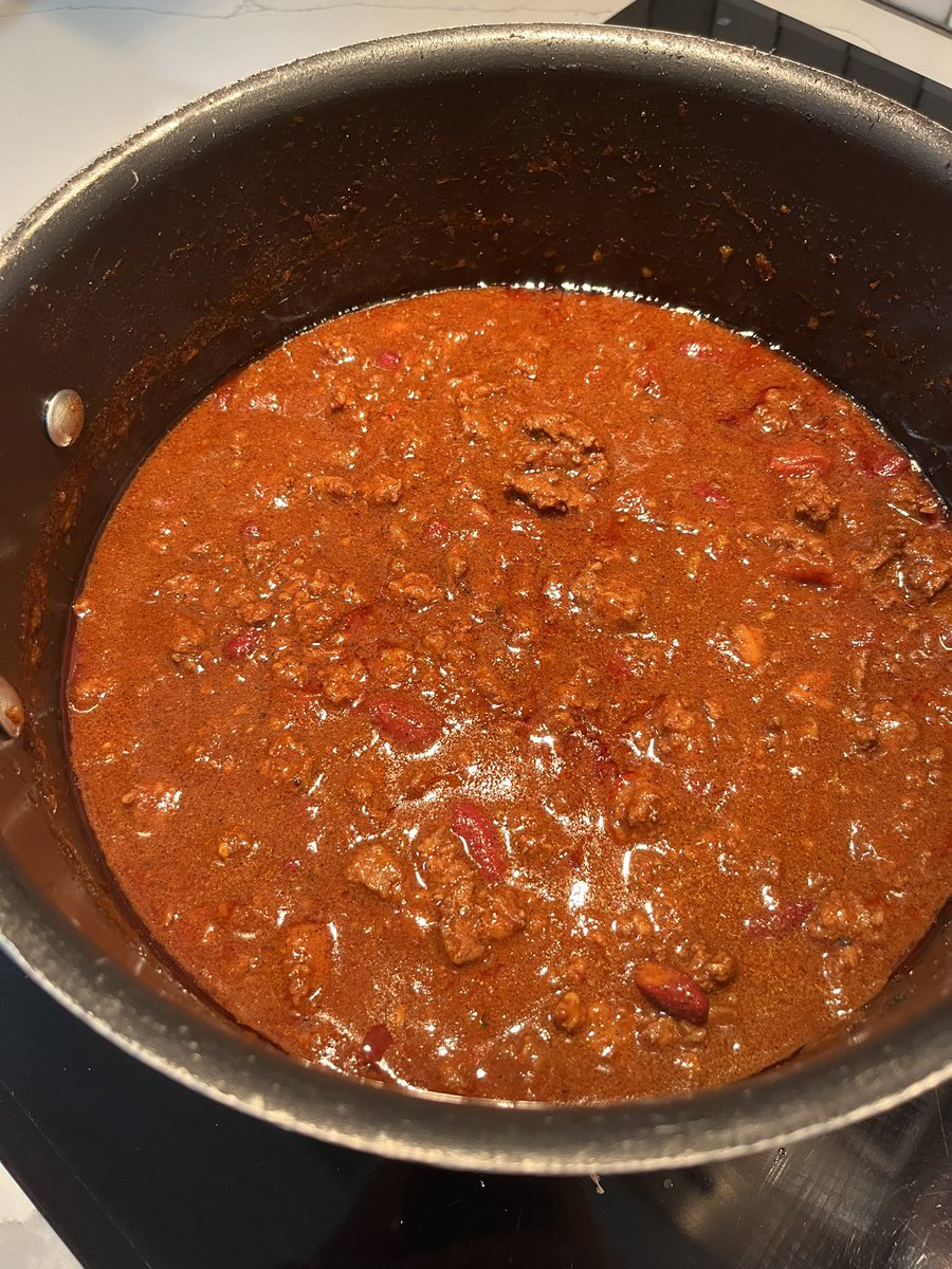 Texas Red with venison. And yes beans. Too lazy yo make two pots and wife likes beans. Happy wife happy life.