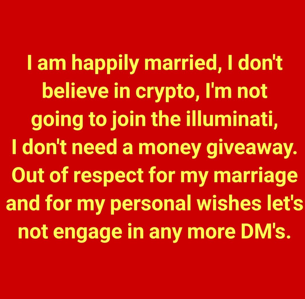 If you send me a DM because you didn't read my profile, and I send you this meme in response, that's not a plea for you to argue with me about it.