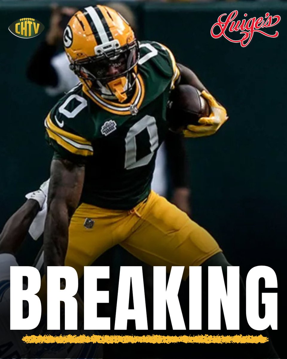 🚨NEW: Packers WR Matthew Golden is still healing from his shoulder injury and will be OUT tonight vs the Eagles, per <a href="/TomPelissero/">Tom Pelissero</a> 

Fresh slice of Packers breaking news brought to you by <a href="/LuigesPizza/">Luiges Frozen Pizza</a>