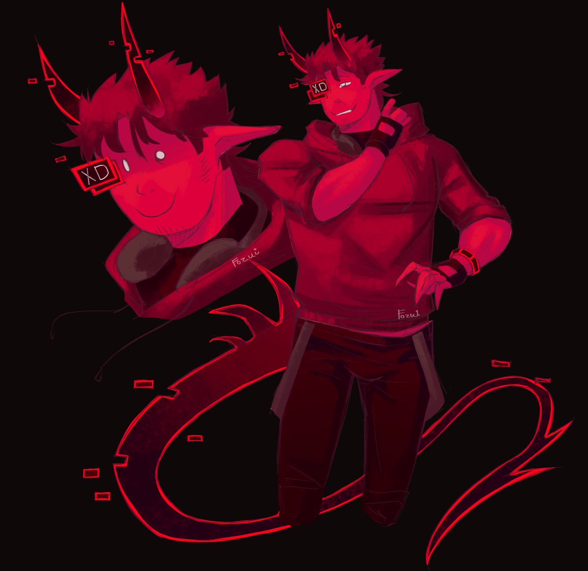 Fozuii's tweet image. Did some character explorations of my own interpretation of 007n7 and his disguise C00lkidd
#007n7 #coolkidd