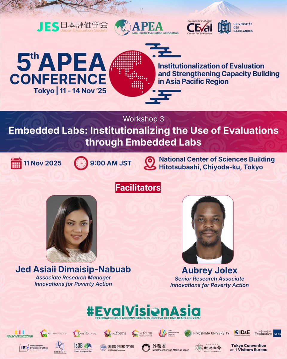 Asia Pacific Evaluation Association tweet media